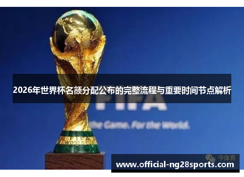 2026年世界杯名额分配公布的完整流程与重要时间节点解析 2026年世界杯名额分配公布的完整流程与重要时间节点解析
