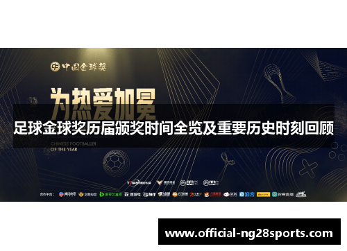 足球金球奖历届颁奖时间全览及重要历史时刻回顾